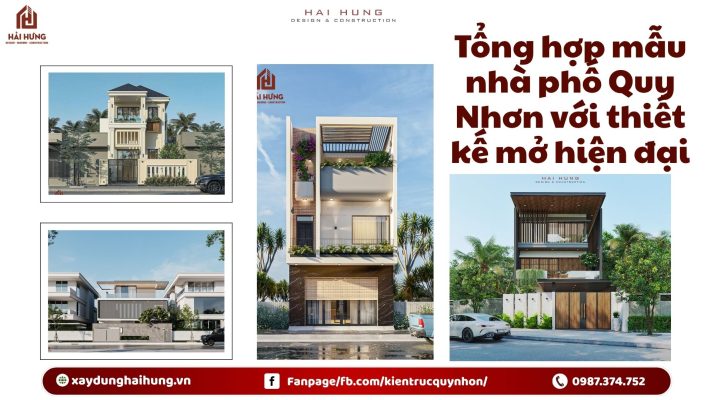 Tổng hợp mẫu nhà phố Quy Nhơn với thiết kế mở hiện đại.webp