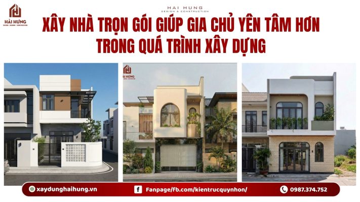Xây nhà trọn gói giúp gia chủ yên tâm hơn trong quá trình xây dựng.webp