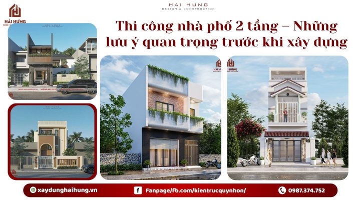 Thi công nhà phố 2 tầng – Những lưu ý quan trọng trước khi xây dựng.webp