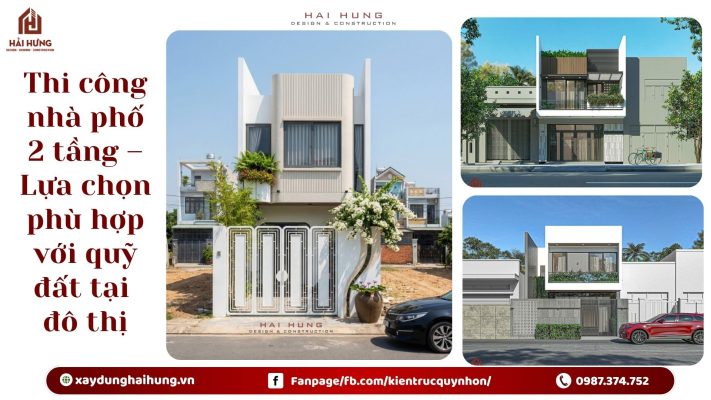 Thi công nhà phố 2 tầng – Lựa chọn phù hợp với quỹ đất tại đô thị.webp