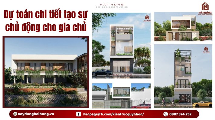 Dự toán chi tiết tạo sự chủ động cho gia chủ.webp
