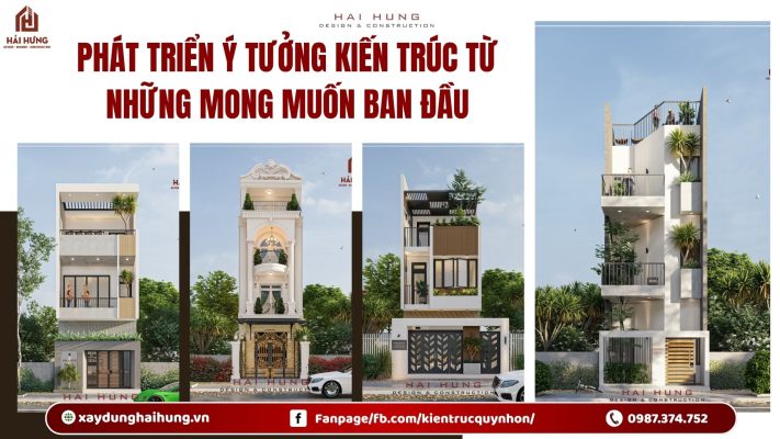 Phát triển ý tưởng kiến trúc từ những mong muốn ban đầu.webp