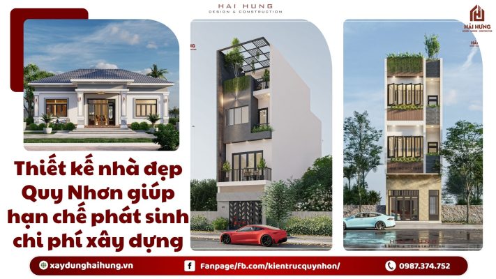 Thiết kế nhà đẹp Quy Nhơn giúp hạn chế phát sinh chi phí xây dựng.webp