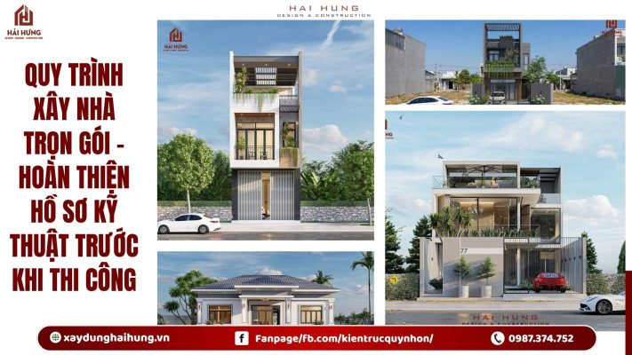 Quy trình xây nhà trọn gói - Hoàn thiện hồ sơ kỹ thuật trước khi thi công.webp