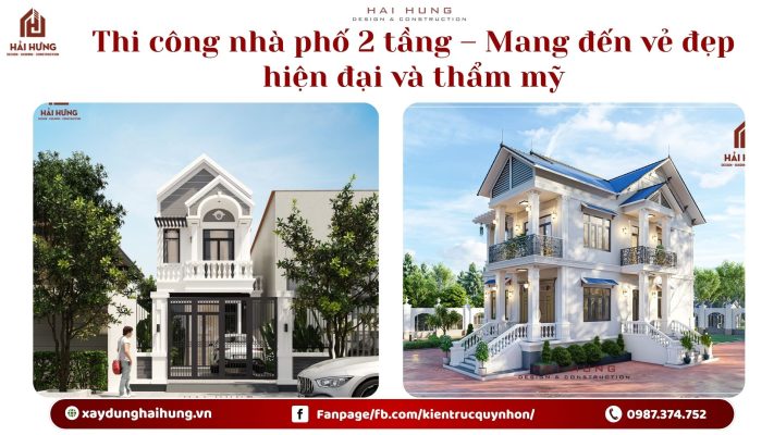 Thi công nhà phố 2 tầng – Mang đến vẻ đẹp hiện đại và thẩm mỹ.webp