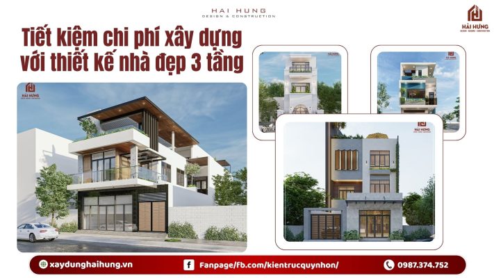 Tiết kiệm chi phí xây dựng với thiết kế nhà đẹp 3 tầng.webp
