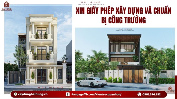 Xin giấy phép xây dựng và chuẩn bị công trường.webp