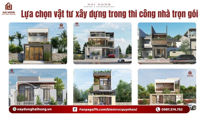 Lựa chọn vật tư xây dựng trong thi công nhà trọn gói.webp