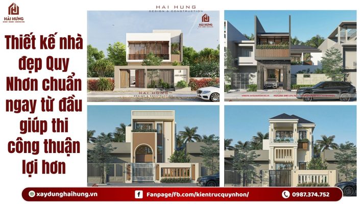 Thiết kế nhà đẹp Quy Nhơn chuẩn ngay từ đầu giúp thi công thuận lợi hơn.webp