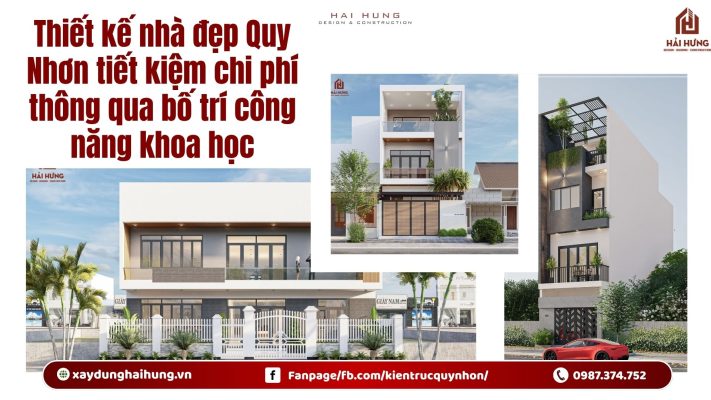 Thiết kế nhà đẹp Quy Nhơn tiết kiệm chi phí thông qua bố trí công năng khoa học.webp