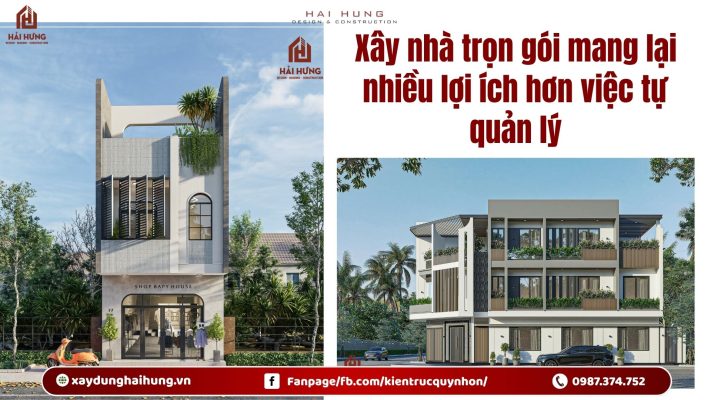Xây nhà trọn gói mang lại nhiều lợi ích hơn việc tự quản lý.webp