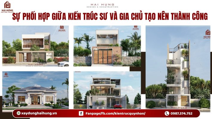 Sự phối hợp giữa kiến trúc sư và gia chủ tạo nên thành công.webp