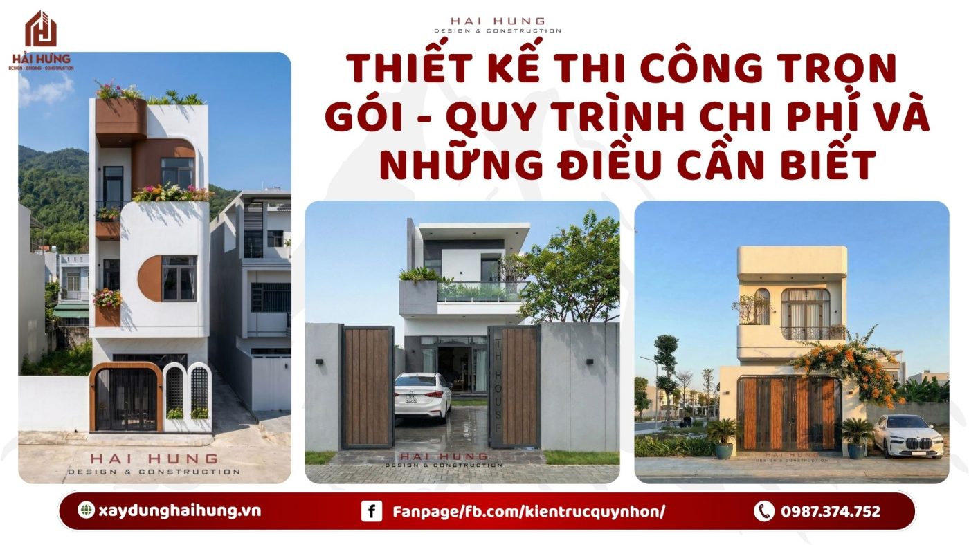 Thiết kế thi công trọn gói - Quy trình chi phí và những điều cần biết.webp