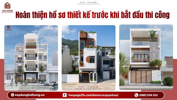 Hoàn thiện hồ sơ thiết kế trước khi bắt đầu thi công.webp