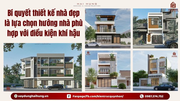 Bí quyết thiết kế nhà đẹp là lựa chọn hướng nhà phù hợp với điều kiện khí hậu.webp