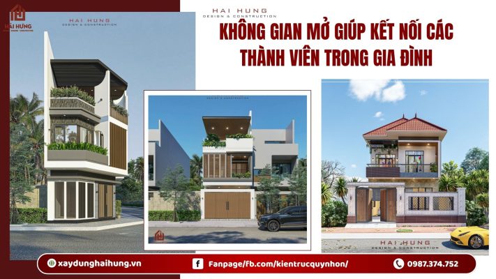 Không gian mở giúp kết nối các thành viên trong gia đình.webp