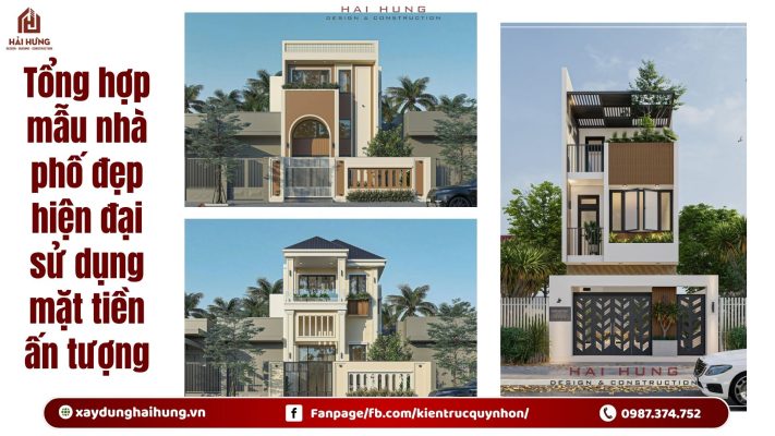 Tổng hợp mẫu nhà phố đẹp hiện đại sử dụng mặt tiền ấn tượng.webp