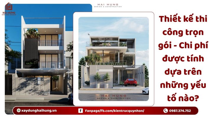 Thiết kế thi công trọn gói - Chi phí được tính dựa trên những yếu tố nào?.webp