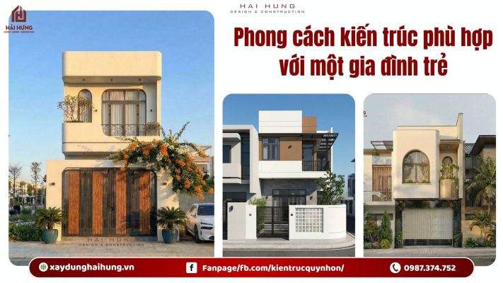 Phong cách kiến trúc phù hợp với một gia đình trẻ.webp