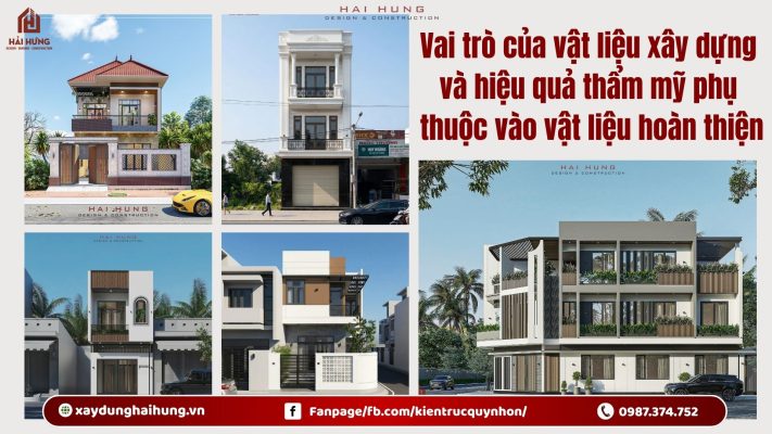 Vai trò của vật liệu xây dựng và hiệu quả thẩm mỹ phụ thuộc vào vật liệu hoàn thiện.webp