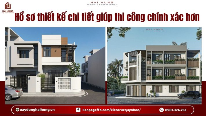Hồ sơ thiết kế chi tiết giúp thi công chính xác hơn.webp