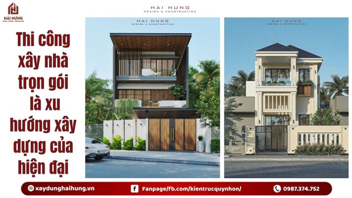 Thi công xây nhà trọn gói là xu hướng xây dựng của hiện đại.webp