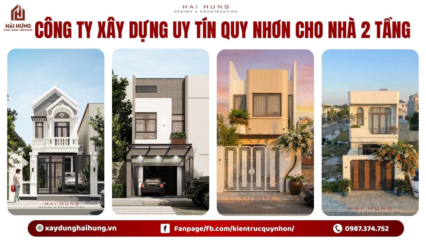 Công ty xây dựng uy tín Quy Nhơn cho nhà 2 tầng.webp