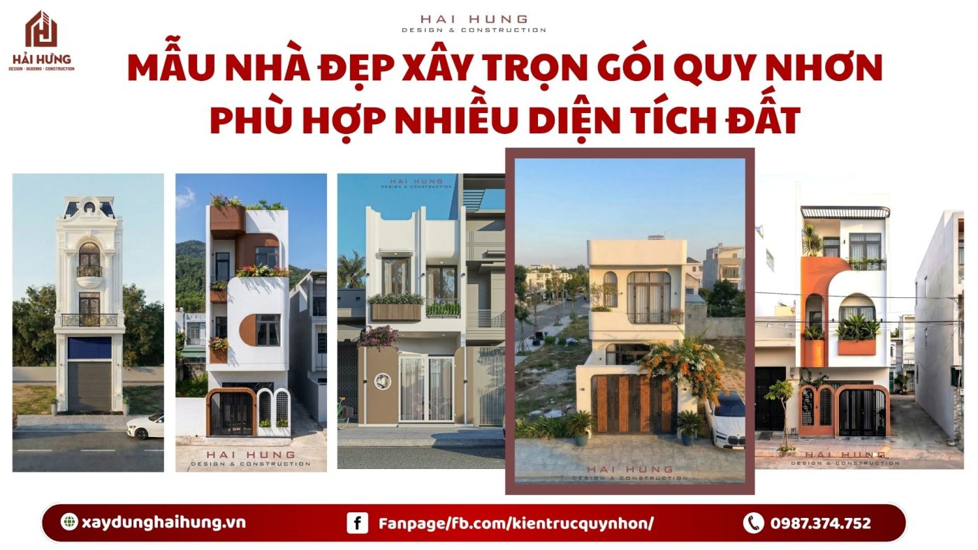 Mẫu nhà đẹp xây trọn gói Quy Nhơn phù hợp nhiều diện tích đất.webp