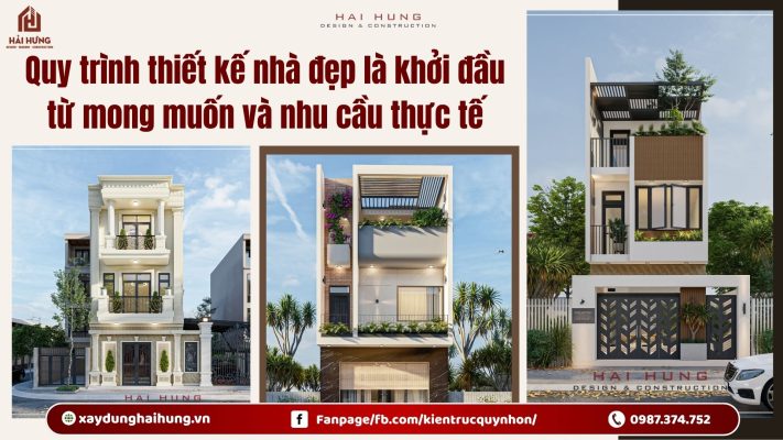 Quy trình thiết kế nhà đẹp là khởi đầu từ mong muốn và nhu cầu thực tế.webp