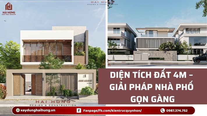 Diện tích đất 4m – Giải pháp nhà phố gọn gàng.webp