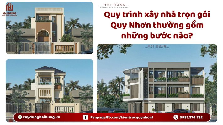 Quy trình xây nhà trọn gói Quy Nhơn thường gồm những bước nào?.webp
