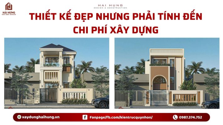 Thiết kế đẹp nhưng phải tính đến chi phí xây dựng.webp