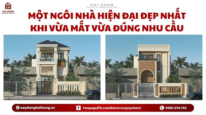 Một ngôi nhà hiện đại đẹp nhất khi vừa mắt vừa đúng nhu cầu.webp