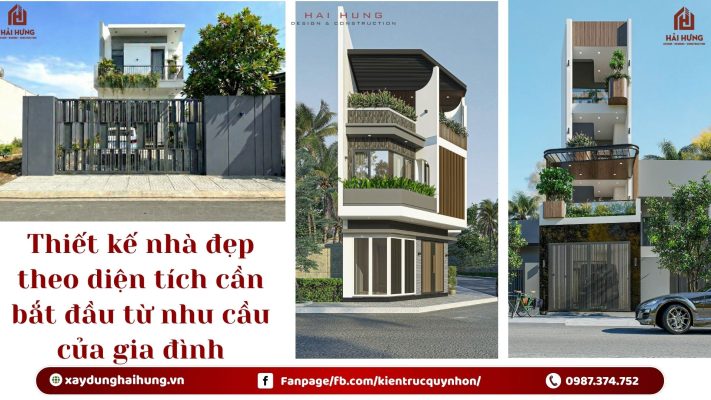 Thiết kế nhà đẹp theo diện tích cần bắt đầu từ nhu cầu của gia đình.webp