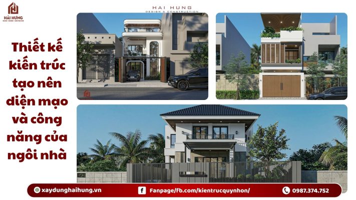 Thiết kế kiến trúc tạo nên diện mạo và công năng của ngôi nhà.webp