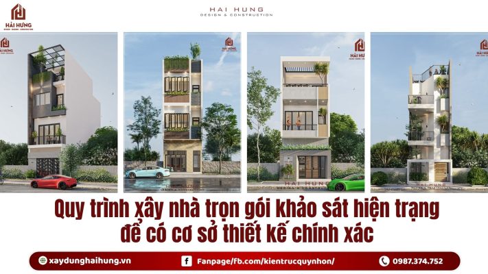 Quy trình xây nhà trọn gói khảo sát hiện trạng để có cơ sở thiết kế chính xác.webp