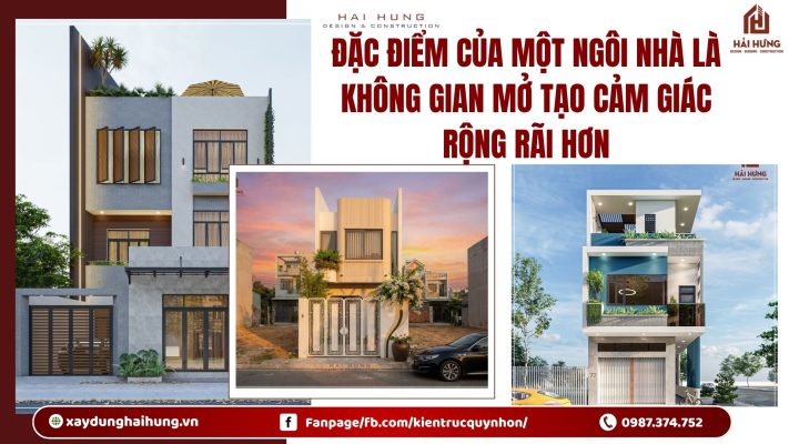 Đặc điểm của một ngôi nhà là không gian mở tạo cảm giác rộng rãi hơn.webp