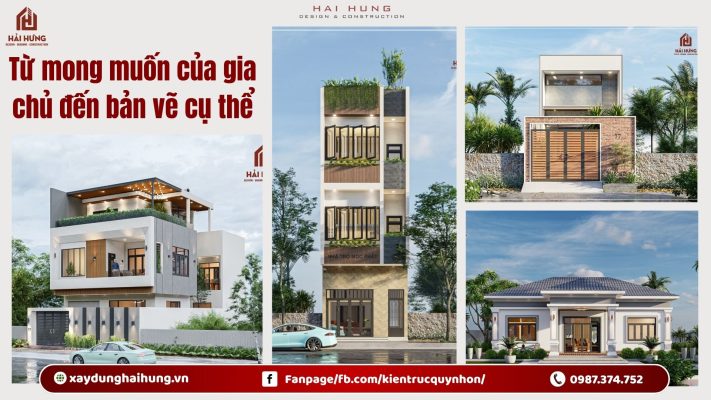 Từ mong muốn của gia chủ đến bản vẽ cụ thể.webp