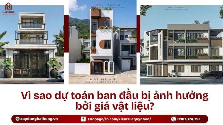 Vì sao dự toán ban đầu bị ảnh hưởng bởi giá vật liệu?.webp