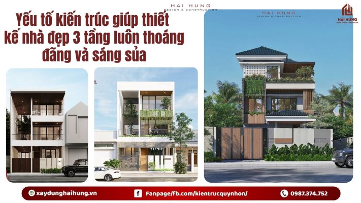 Yếu tố kiến trúc giúp thiết kế nhà đẹp 3 tầng luôn thoáng đãng và sáng sủa.webp