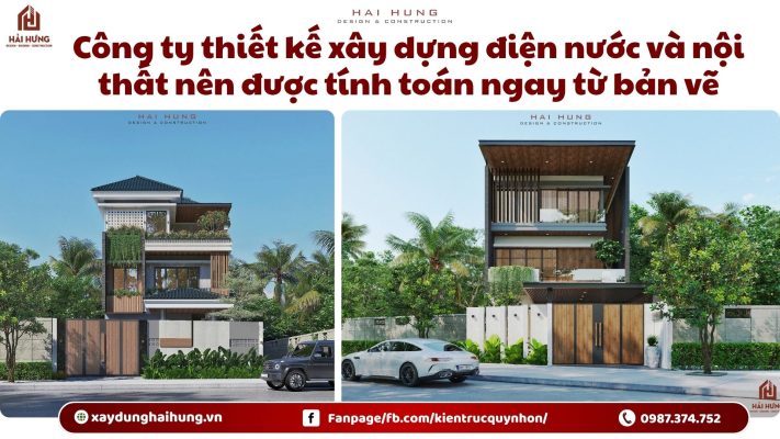 Công ty thiết kế xây dựng điện nước và nội thất nên được tính toán ngay từ bản vẽ.webp