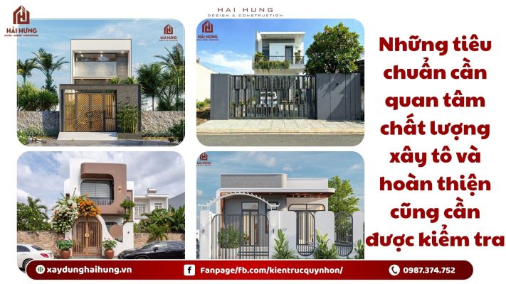 Những tiêu chuẩn cần quan tâm chất lượng xây tô và hoàn thiện cũng cần được kiểm tra.webp