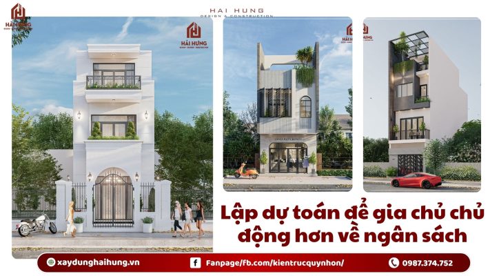 Lập dự toán để gia chủ chủ động hơn về ngân sách.webp