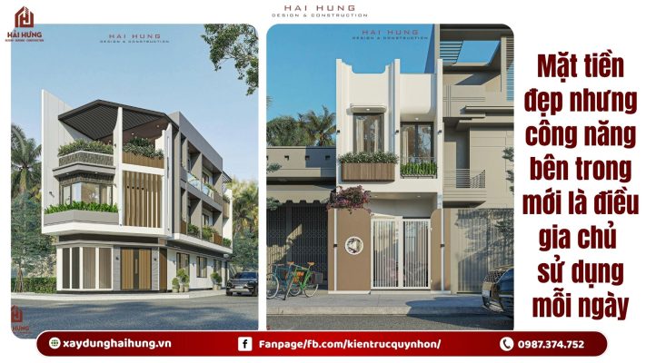 Mặt tiền đẹp nhưng công năng bên trong mới là điều gia chủ sử dụng mỗi ngày.webp