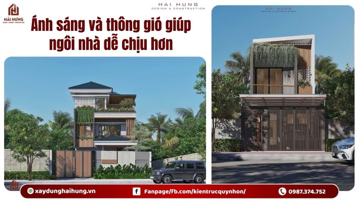 Ánh sáng và thông gió giúp ngôi nhà dễ chịu hơn.webp