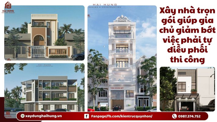 Xây nhà trọn gói giúp gia chủ giảm bớt việc phải tự điều phối.webp