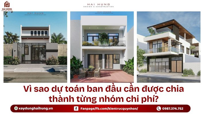 Vì sao dự toán ban đầu cần được chia thành từng nhóm chi phí?.webp