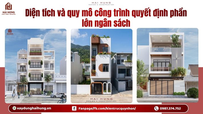 Diện tích và quy mô công trình quyết định phần lớn ngân sách.webp