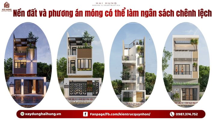 Nền đất và phương án móng có thể làm ngân sách chênh lệch.webp