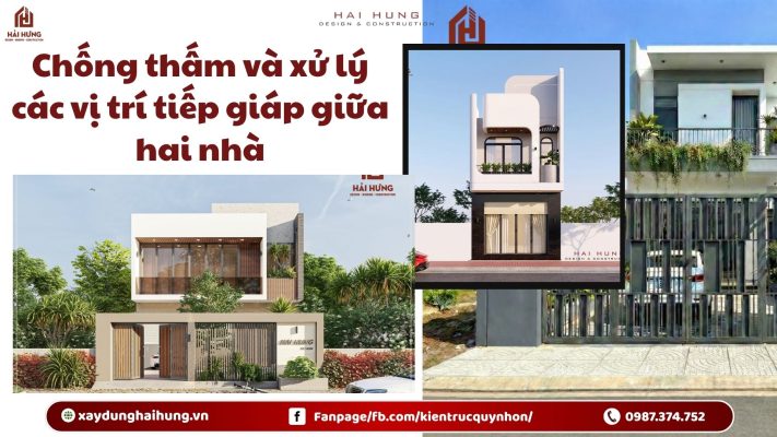 Chống thấm và xử lý các vị trí tiếp giáp giữa hai nhà.webp